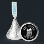 Til Death Skeleton Lovers Tarot Card Goth Wedding Hershey®'s Kisses®<br><div class="desc">Indulge your guests with a sweet touch of enchantment using the Til Death Skeleton Lovers Tarot Card Goth Wedding Hershey's Kisses. These customized wedding favors are a delightful addition to your dark fairytale wedding, featuring lovers tarot card skeletons and a bride or die spooky wedding theme. Perfect for gothic Halloween...</div>