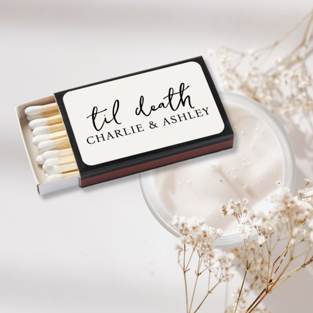 til death wedding  matchboxes (Creator Uploaded)