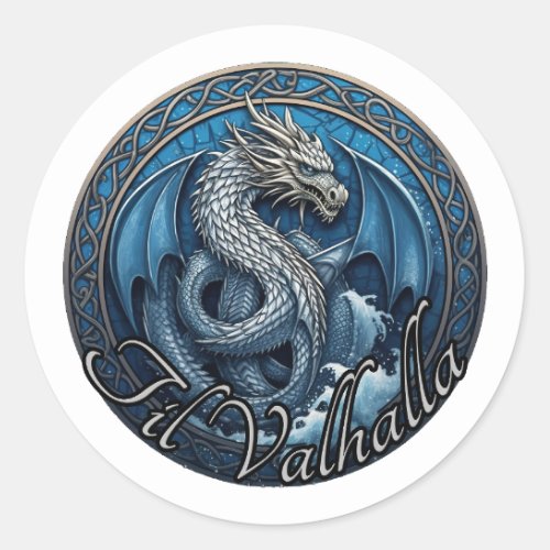 Til Valhalla Sticker