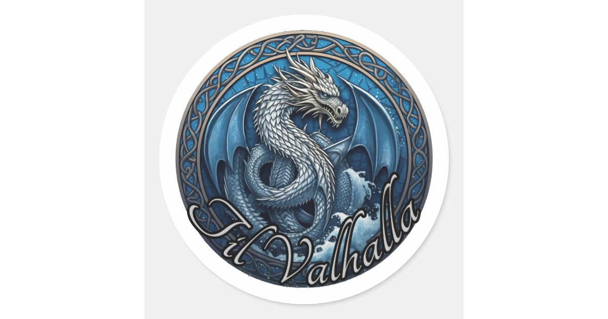 Til Valhalla Project Sticker Til Valhalla Sticker | Zazzle