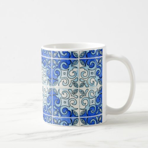 Tile Art Mug - Blue