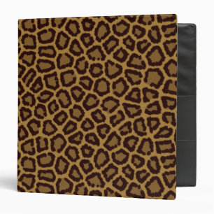 Tile background with a leopard fur 3 ring binder