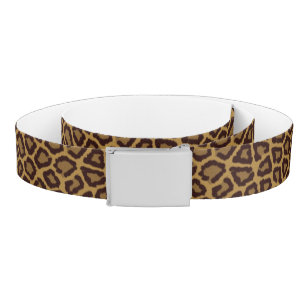 Tile background with a leopard fur belt