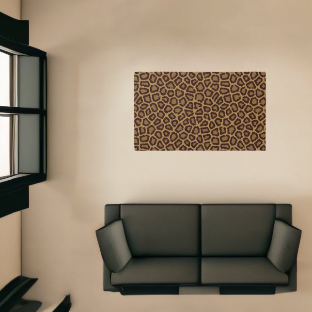 Tile background with a leopard fur rug (Insitu (Indoor 1))