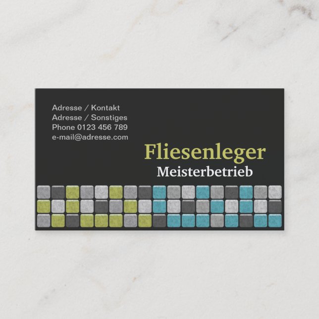 tile business card (Front)