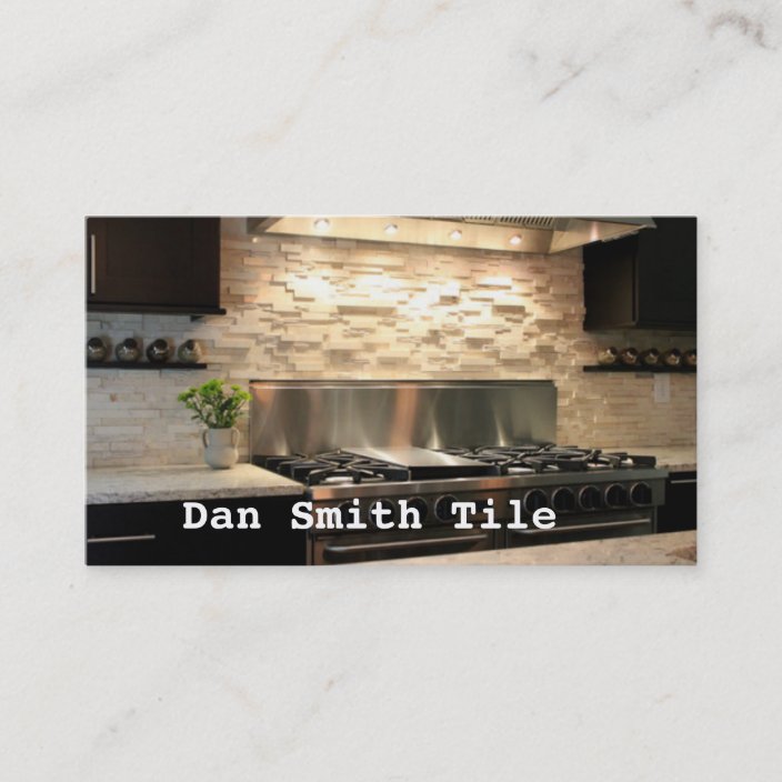 Tile business card