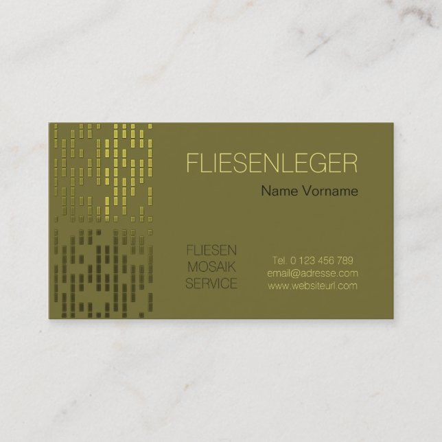 tile business card (Front)