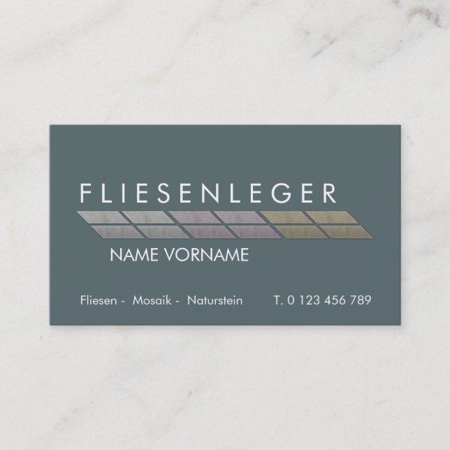 tile business card (Front)