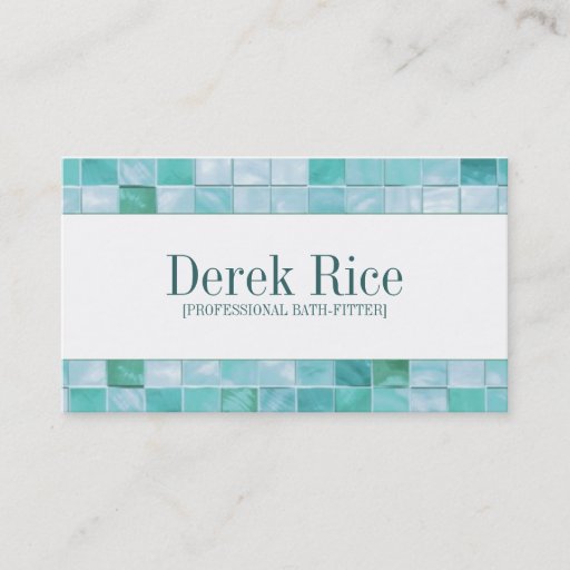 Customizable Tile Business Cards