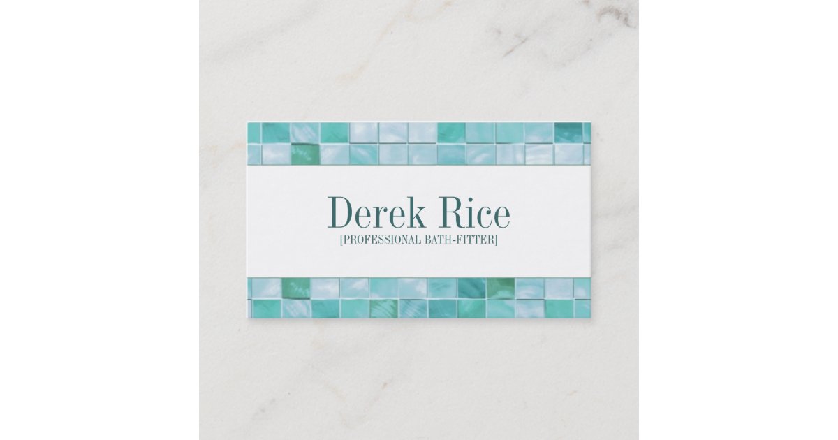 Tile Business Cards Zazzle