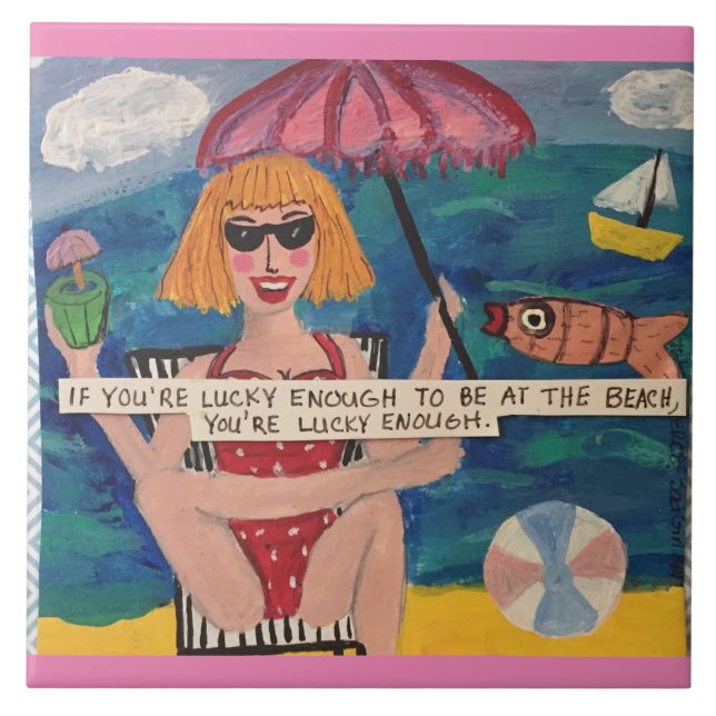 Tile/coaster/trivet Ceramic Tile (Front)