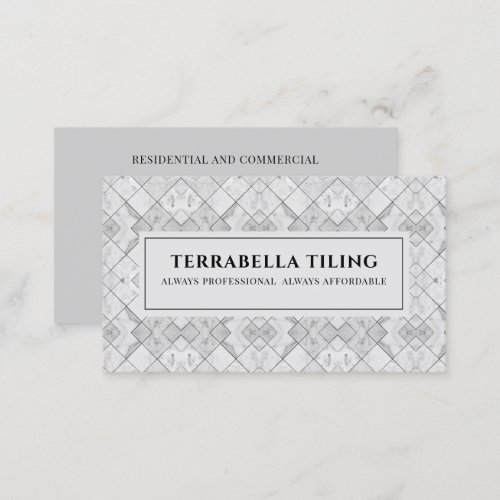 Tile Contractor Business Card