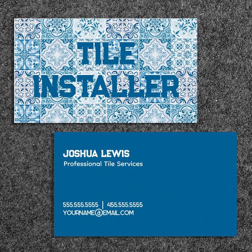 Tile Contractor Business Card