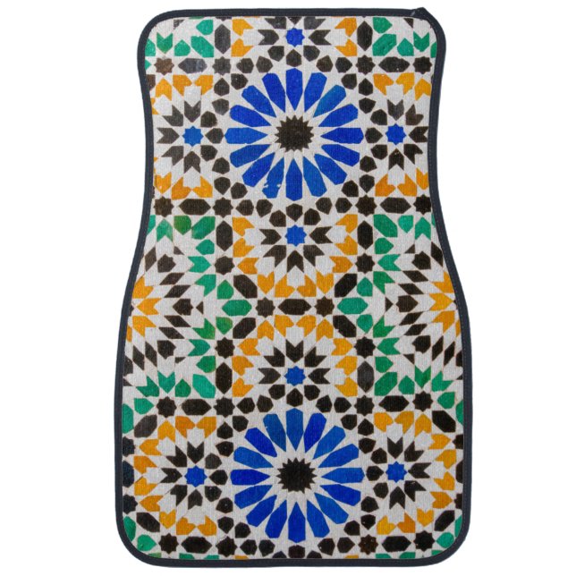 Tile decoration at Bahia Palace Car Mat (Front)