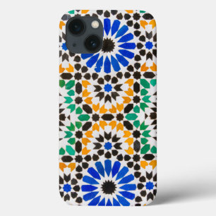 Tile decoration at Bahia Palace iPhone 13 Case