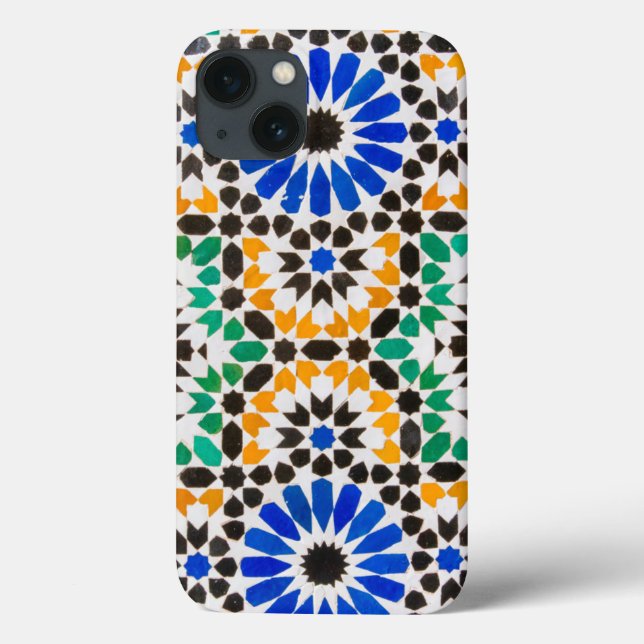 Tile decoration at Bahia Palace Case-Mate iPhone Case (Back)