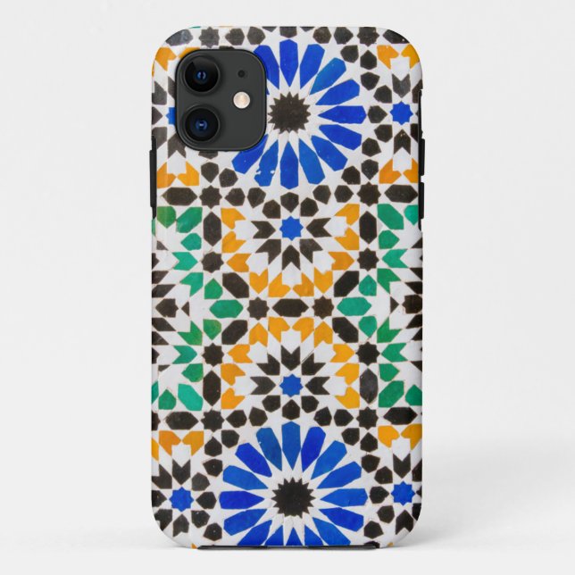 Tile decoration at Bahia Palace Case-Mate iPhone Case (Back)