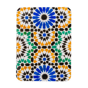 Tile decoration at Bahia Palace Magnet