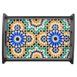 Tile decoration at Bahia Palace Serving Tray