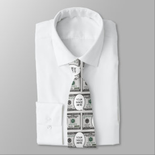 Tile Design With Your Image On 100 Dollar Images Neck Tie