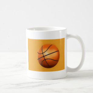 Tile Effect Basketball Coffee Mug