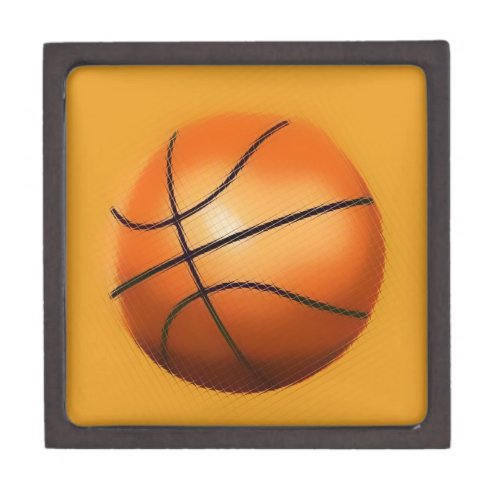 Tile Effect Basketball Jewelry Box
