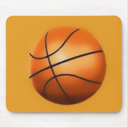 Tile Effect Basketball Mouse Pad
