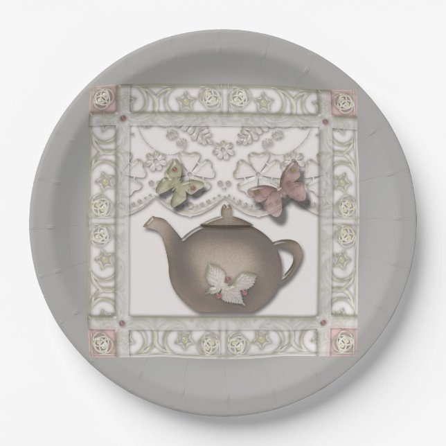 Tile for the kitchen . paper plates (Front)