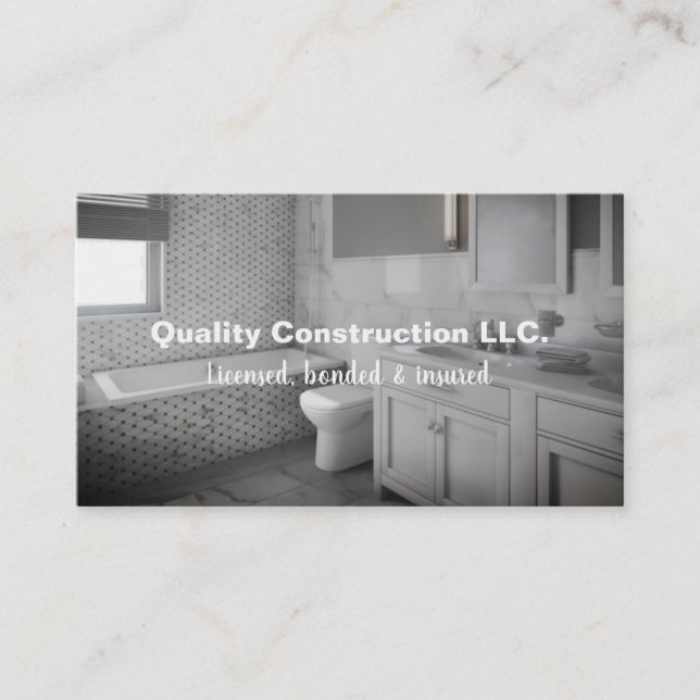 Tile Installer Business Card (Front)