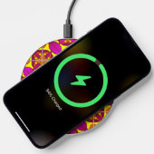 tile lemon & purple-pinks Custom Wireless Charger (Phone)