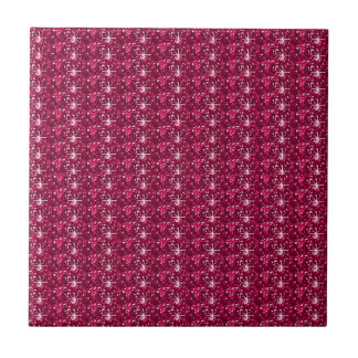 Red Maroon Ceramic Tiles | Zazzle