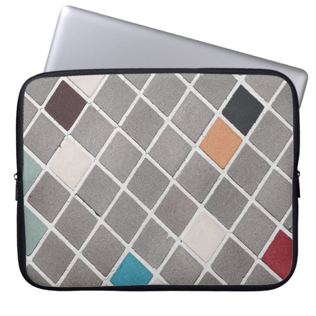 Tile Neoprene Laptop Sleeve 15 inch (Front)