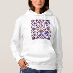 Tile pattern close-up, Portugal Hoodie