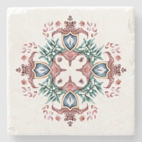 Tile Pattern Design Stone Coaster