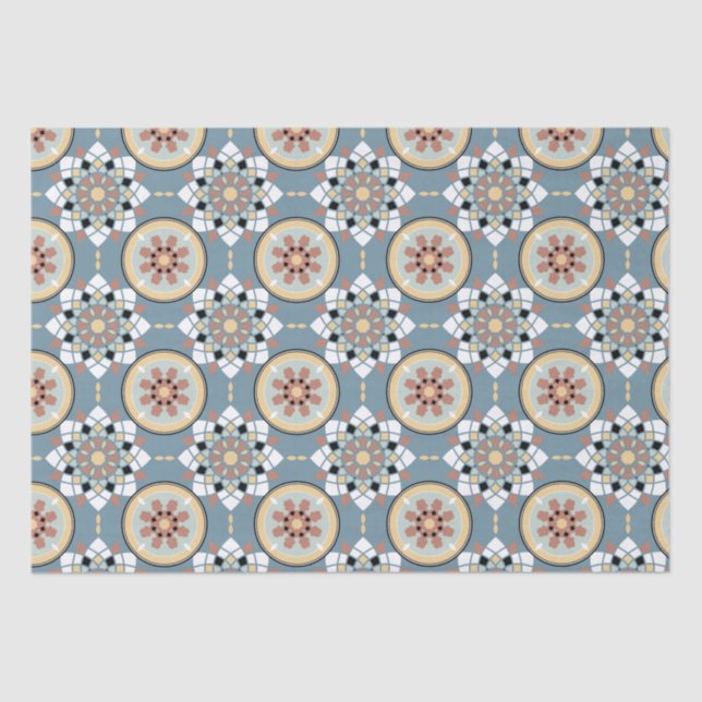 Tile Pattern  Tissue Paper (Front)
