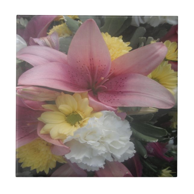 Tile Pink Lily Beauty (Front)