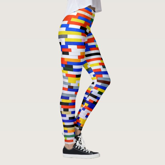 Tile Primary Color Building Blocks Leggings (Right)