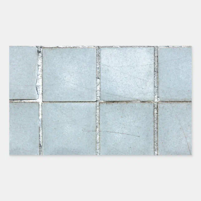 Tile Stickers Rectangle tile rectangular sticker | Zazzle