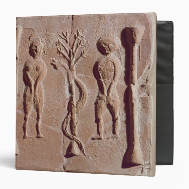 Tile representing Adam and Eve, Roman Binder (Front/Inside)