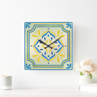 Tile Square Wall Clock