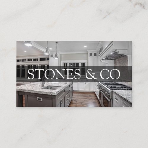 Tile Stone Granite Marble Construction Business Bu Business Card