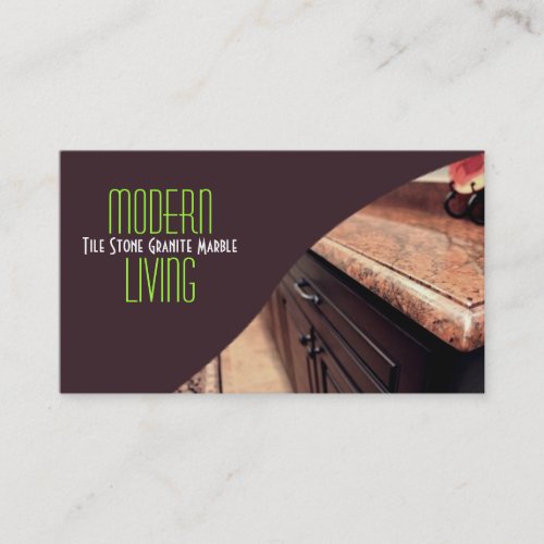 Tile Stone Granite Marble Construction Business Business Card