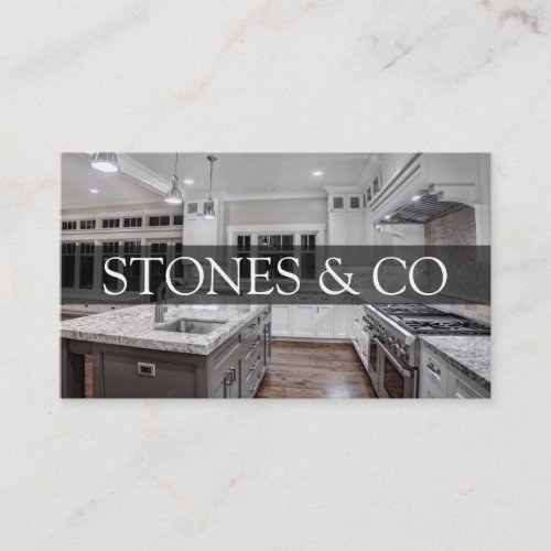 Tile Stone Granite Marble Construction Business Business Card