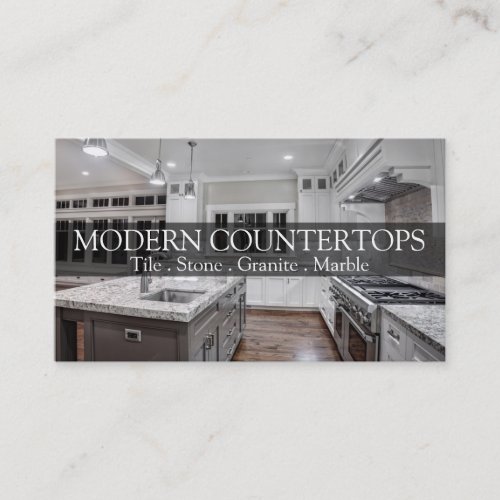 Tile Stone Granite Marble Construction Business Card