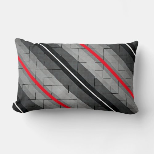 Tile Stripe Lumbar Pillow