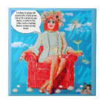 TILE,TRIVET- CERAMIC TILE<br><div class="desc">Bad girl art</div>
