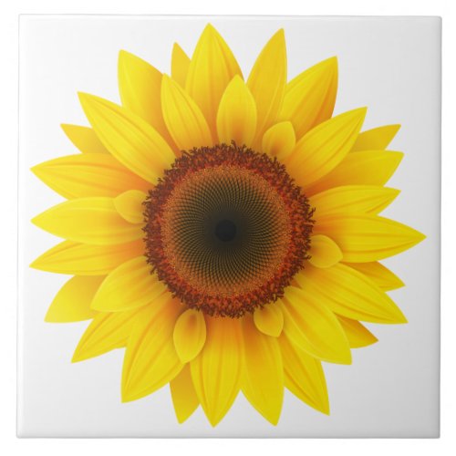 Tile Trivet_Sunflower