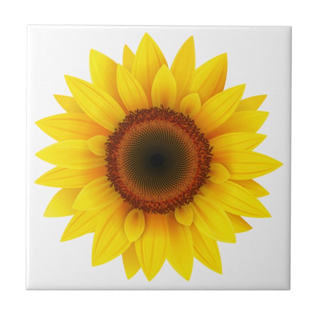 Tile Trivet-Sunflower (Front)