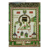 Tile with a representation of Mecca (Front)