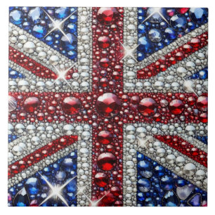 Tile with British Colors modern Design